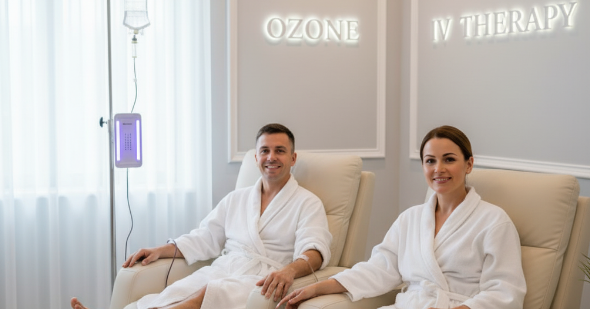 Ozone UV IV Therapy treatment at iCRYO Okatie-Bluffton